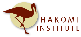 Hakomi Institute Logo with silhouette of crane